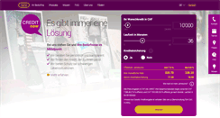 Desktop Screenshot of credit-now.ch